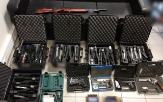 Dozens of guns, hundreds of coins seized in central Greece bust