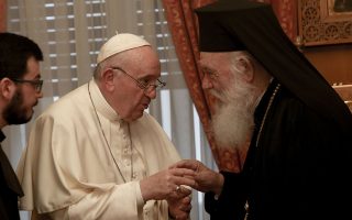 pope-meets-the-archbishop-of-athens