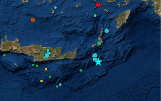 5.4-magnitude earthquake strikes east of Crete