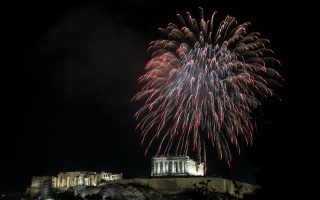 Greece welcomes 2022 with fireworks over Parthenon