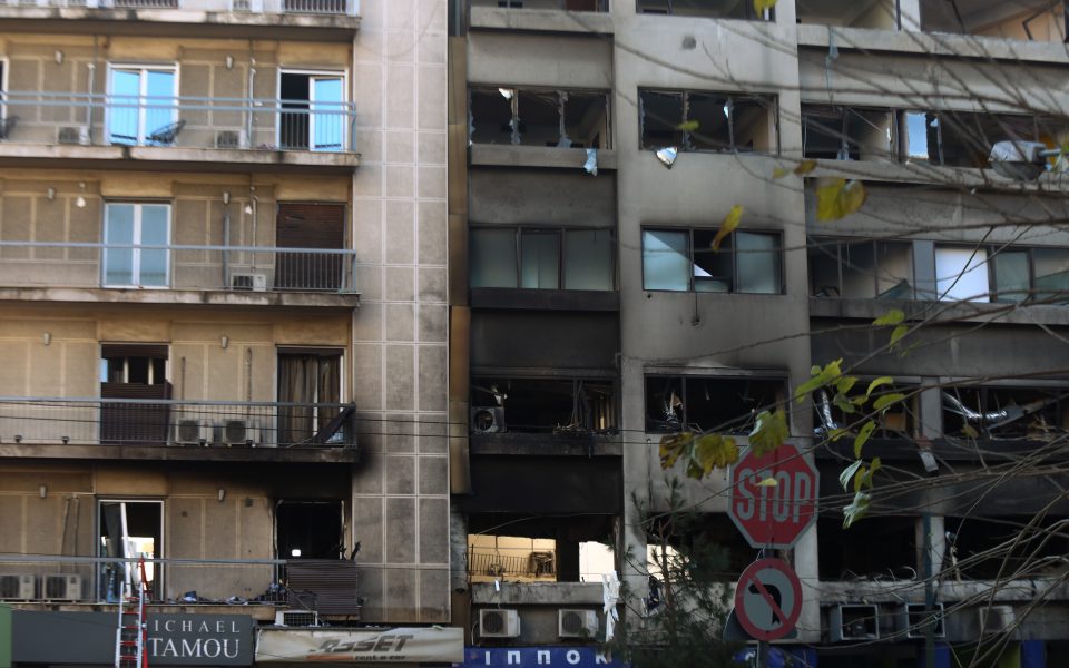 Blast in central Athens due to gas leak