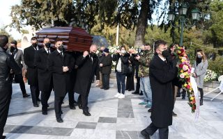 Funeral of painter Alekos Fasianos held in Athens