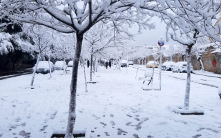 Large swaths of Greece to be snowbound on Monday