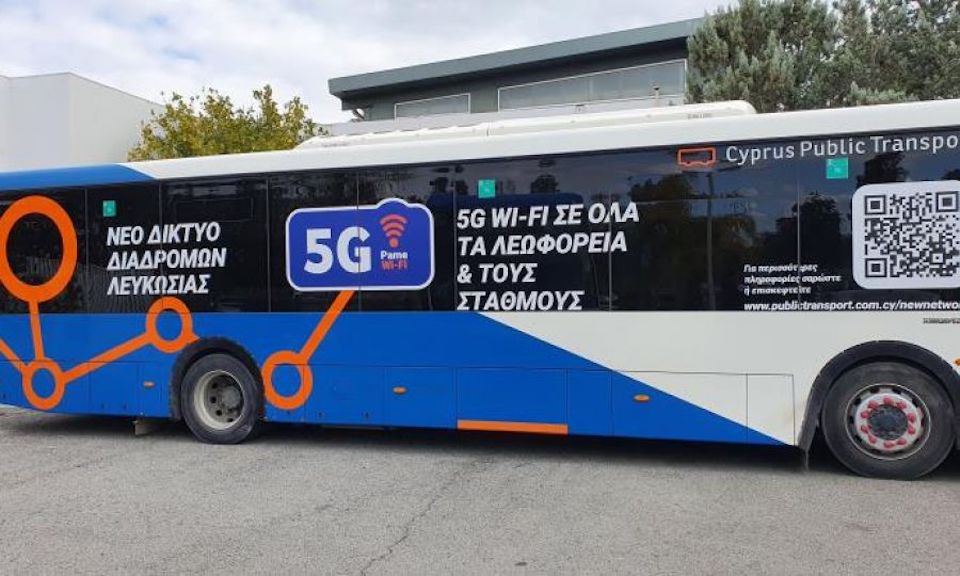 Nicosia and Larnaca buses get 5G