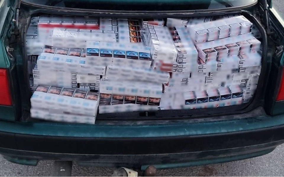 Police seize over 3,000 packs of contraband cigarettes