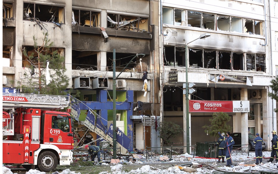 Athens explosion causes extensive damage