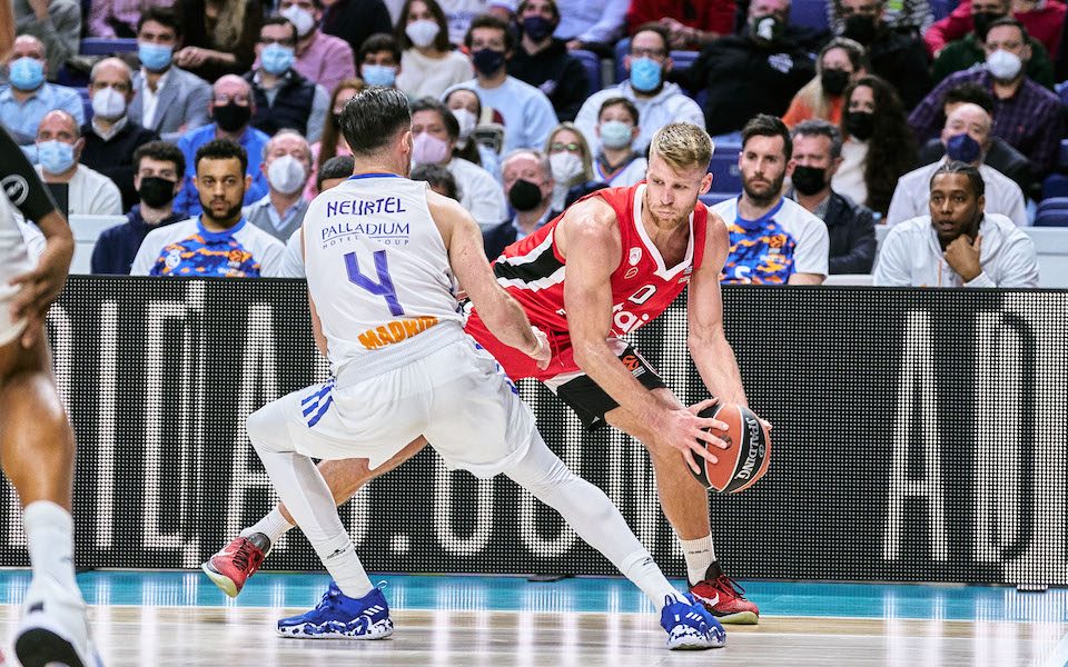 Euroleague: Eight-point losses for both Reds and Greens