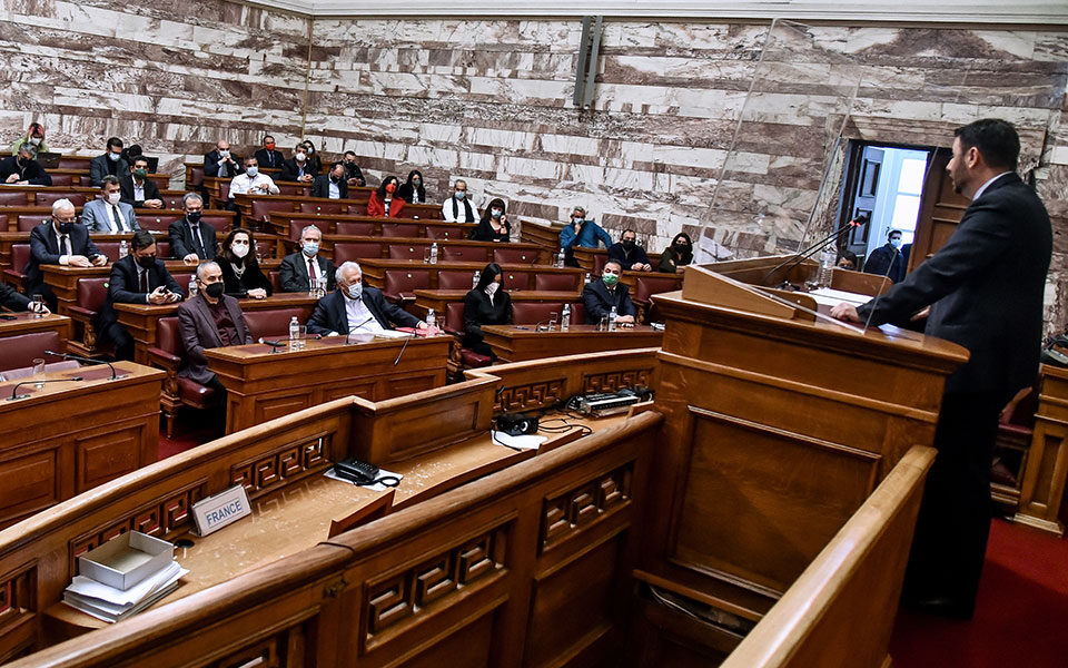 New Democracy facing SYRIZA and KINAL