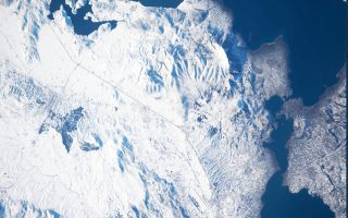 ESA astronaut shares image of snow-covered Greece