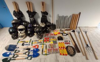 Hooligans’ arsenal found at fan club