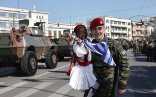 Athens: Independence Day parade held with spectators allowed