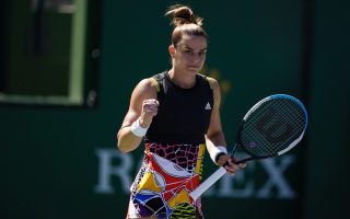Sakkari steamrolls Kvitova in Indian Wells third round