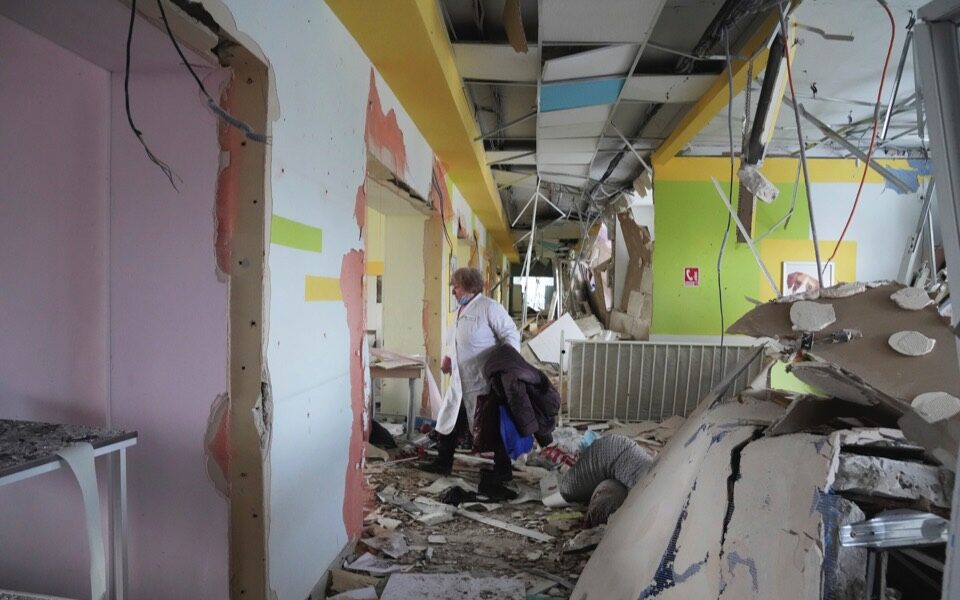 Greece offers to rebuild bombed maternity hospital in Ukraine