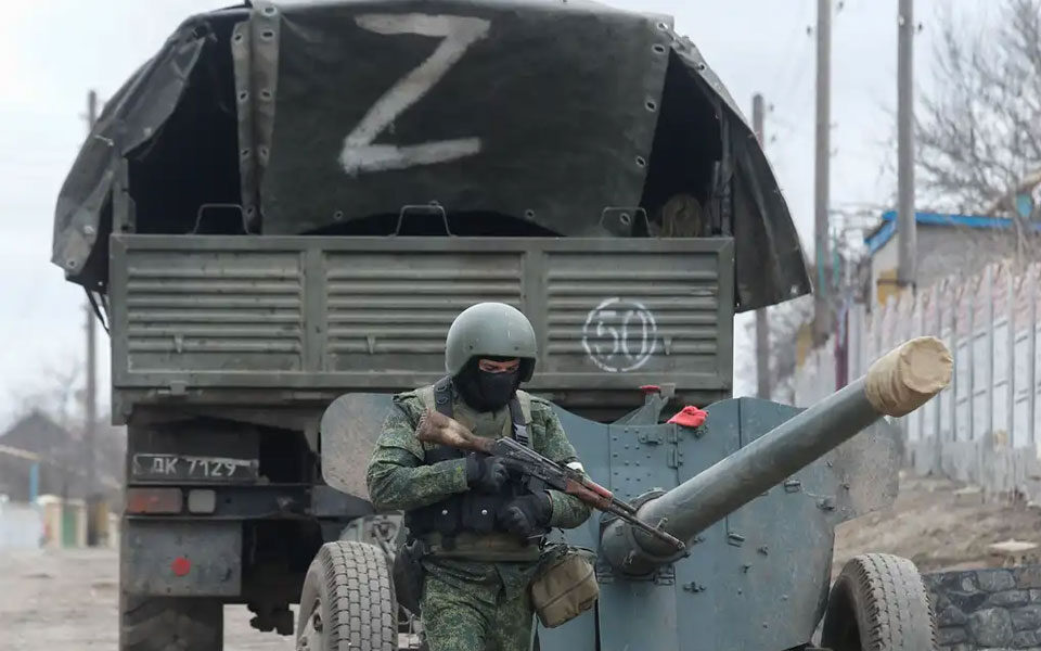 The letter ‘Z’ has become a symbol for Russians who support the invasion of Ukraine