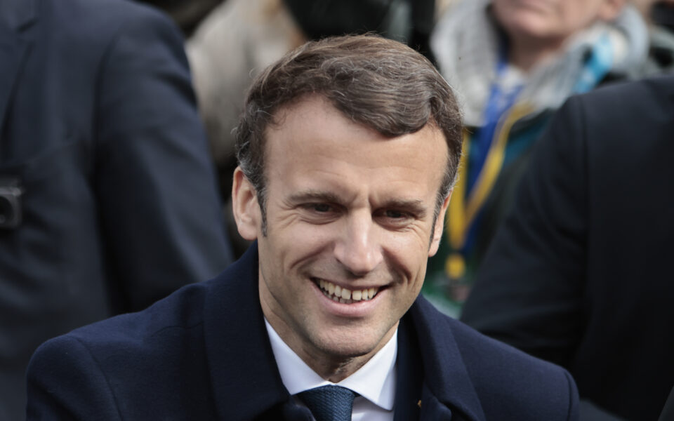 Macron made honorary member of the Academy of Athens