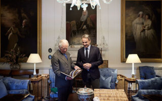 Greek PM meets Prince Charles at Dumfries House