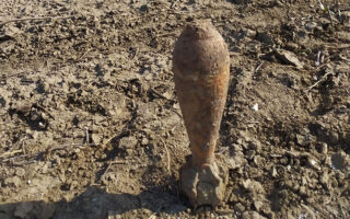 Unexploded WWII ordnance found by farmer in northern Greece