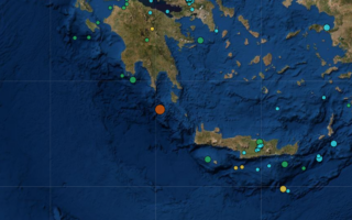 Strong, deep earthquake at sea in southern Greece