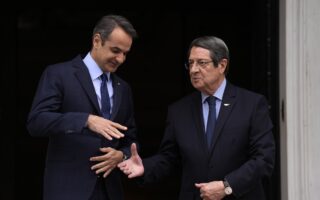 Cyprus president visits Athens