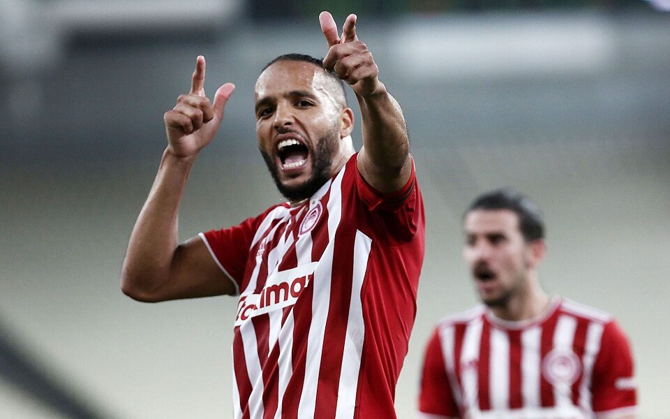 El-Arabi hat trick seals another title season for Olympiakos