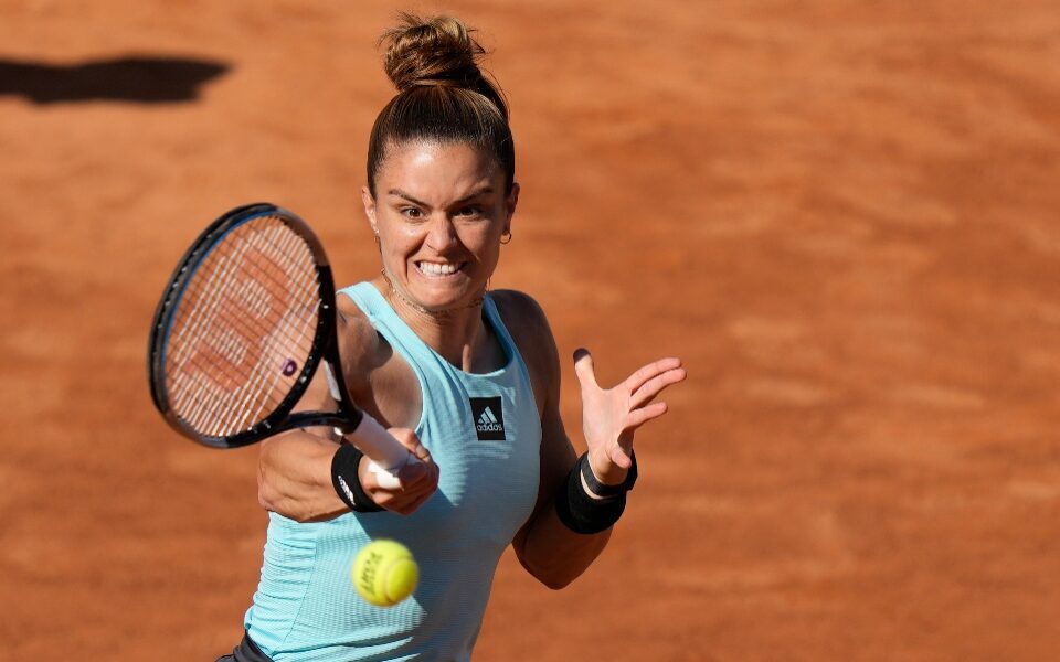 Fourth seed Sakkari admits to stress in opening win over Burel