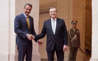 Mitsotakis, Draghi agree to push for gas price ceiling