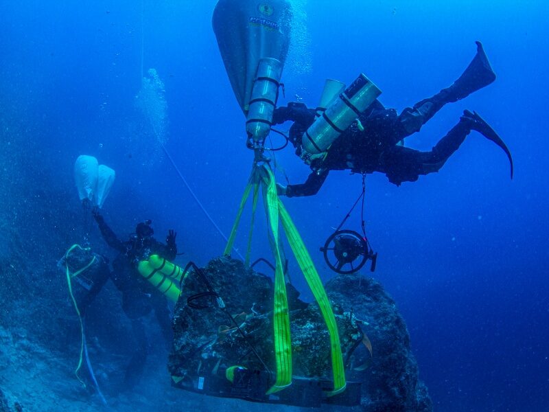 Antikythera shipwreck dig season brings up massive marble head