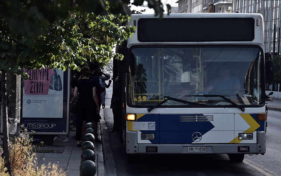 Athens buses, trolleys to hold work stoppages on Labor Day