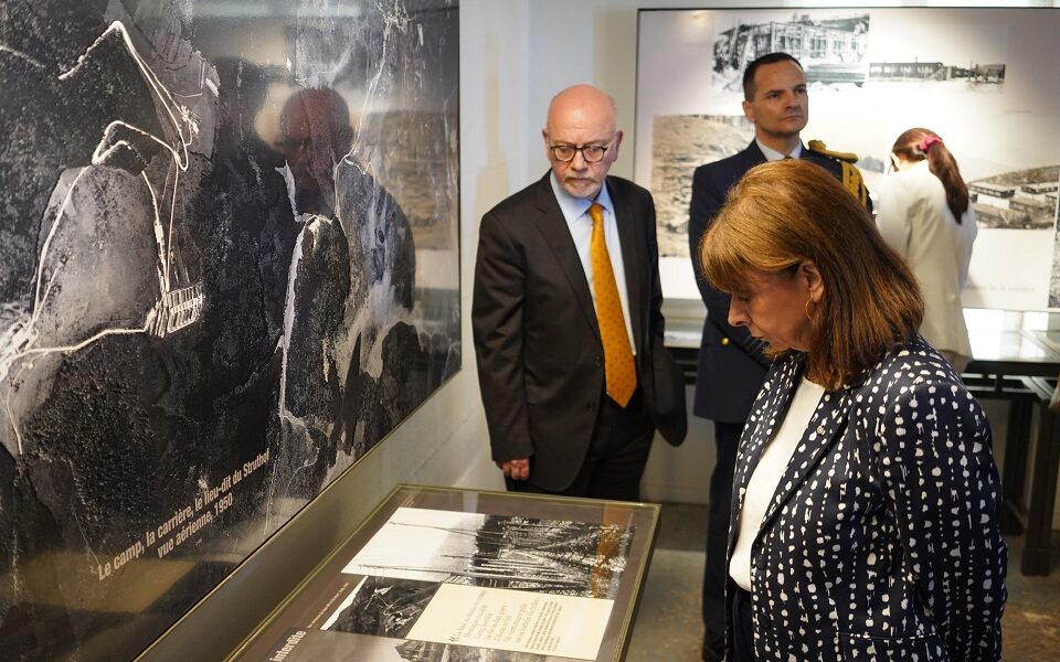 Greek pesident visits WWII Natzweiler concentration camp
