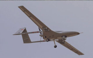 Turkish UAV flies over Kandelioussa islet