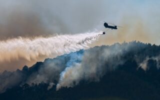 Dadia blaze largely contained, Lesvos fire in remission