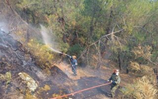Fire in country’s largest Natura 2000 site enters third day