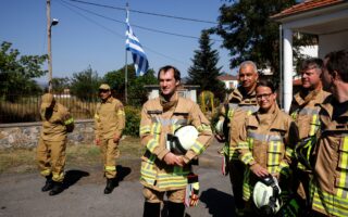German firefighters arrive in Greece for the summer season