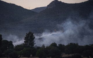 Megara wildfire abates, one front remains in Salamina