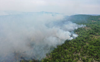 Fire in northern Greece national park continues to rage