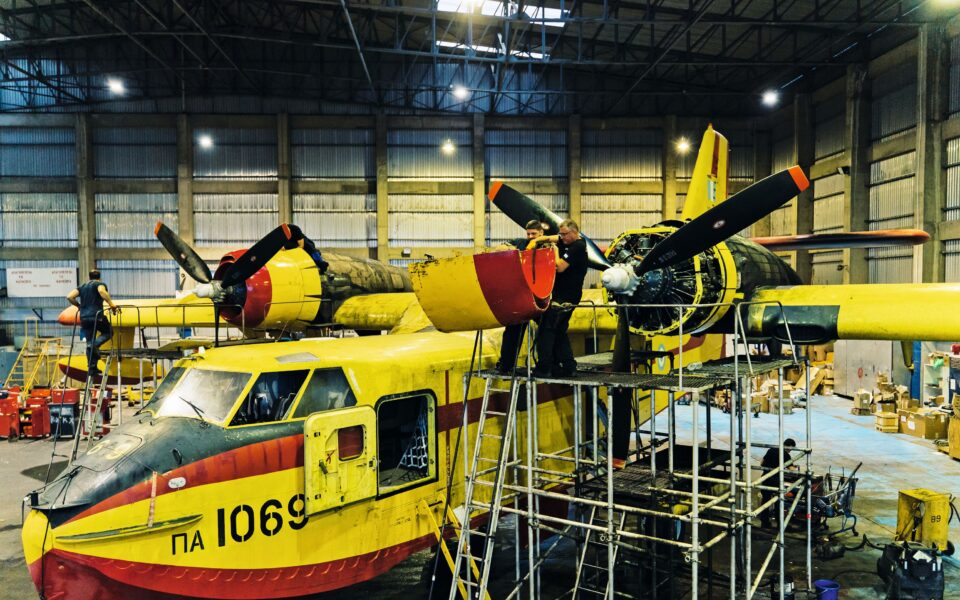 Maintenance team takes Canadairs under its wing
