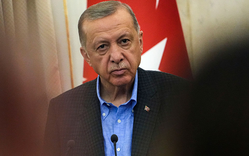 Erdogan: Greece a ‘pawn’ in ‘sowing unrest’ in Aegean