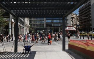 Syntagma Square makeover starts coming together