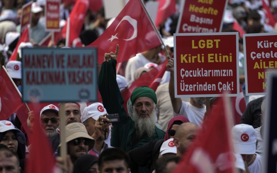 Anti-LGBTQ display reflects Turkey’s political shift
