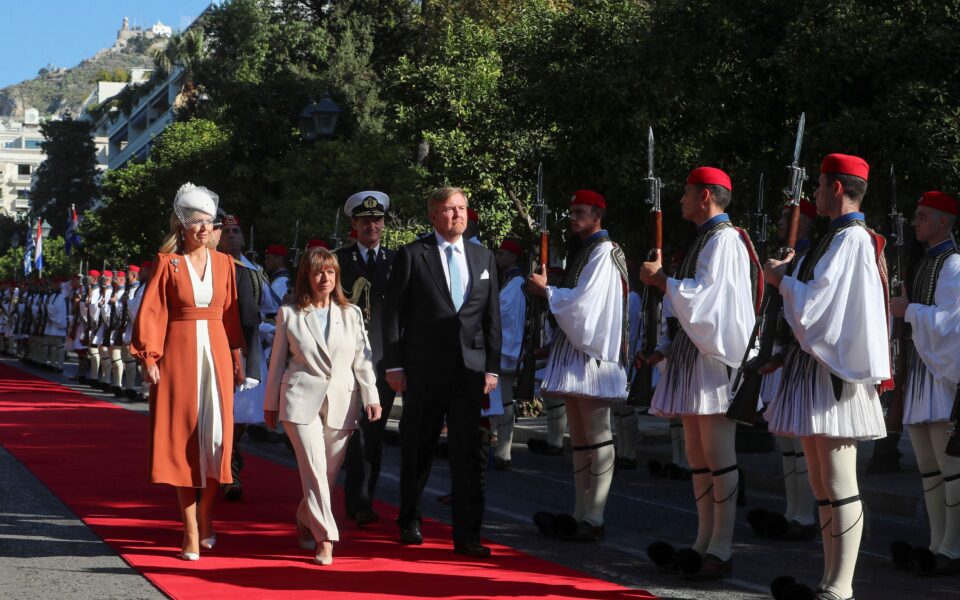 Dutch royals kick off three-day visit