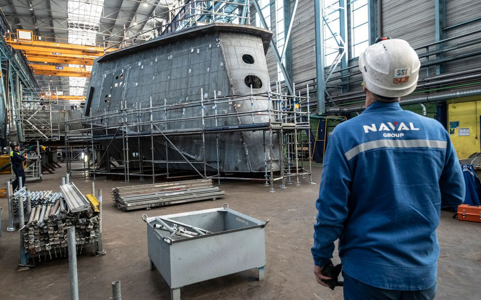 Navy chief visits French shipyards to inspect Belharra frigate construction