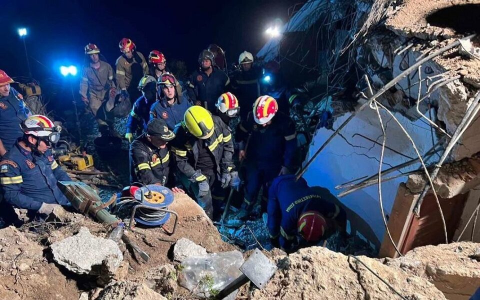 One woman dies after rockfall on Crete