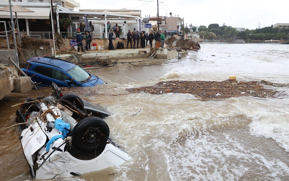 Crete counting cost of weekend floods