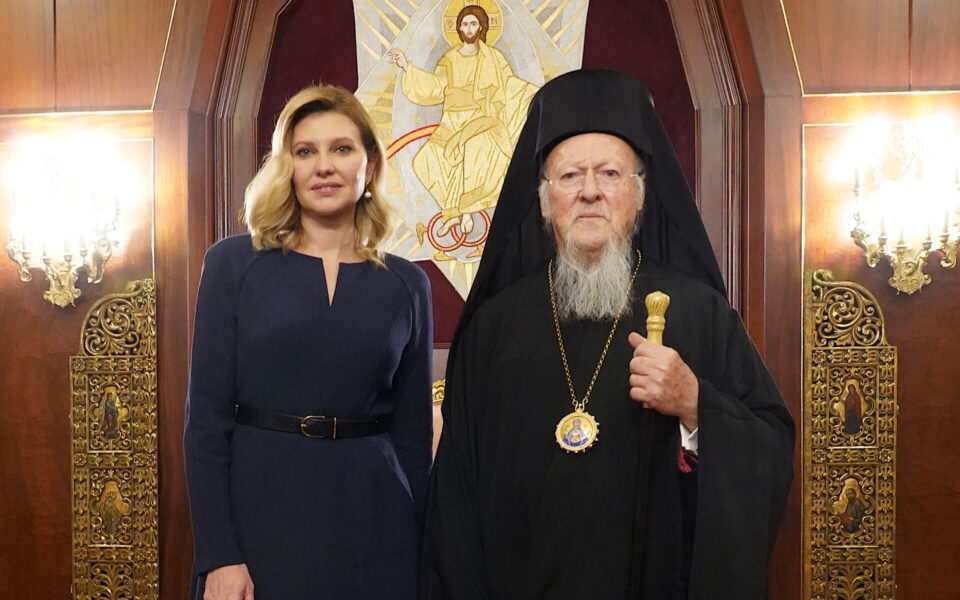 Ukraine’s First Lady visits the Ecumenical Patriarchate