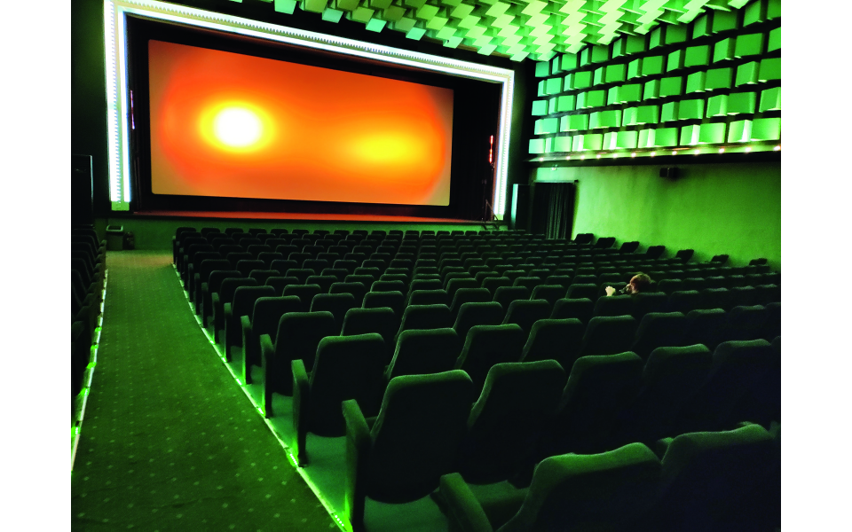 Winter cinemas are deserted 