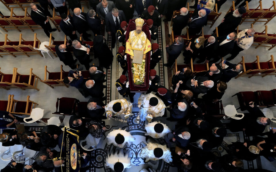Cyprus Church leader Archbishop Chrysostomos II laid to rest