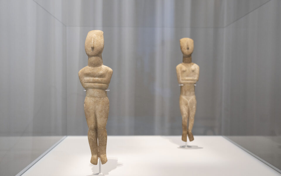 Ancient Greek artifacts go on display for first time, amid protests
