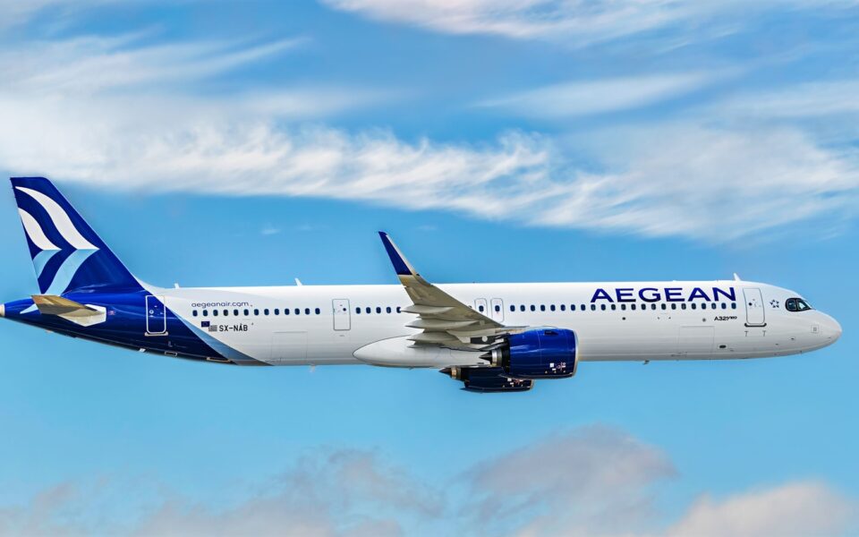 Aegean Air reports big increase in passengers