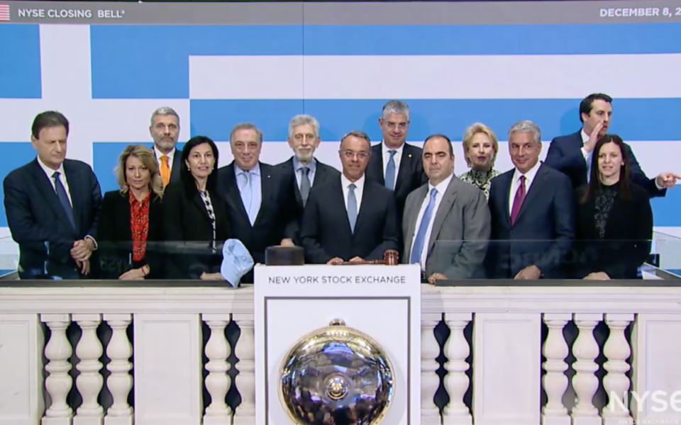 NYSE welcomes Greek American Issuer Day to ring Closing Bell
