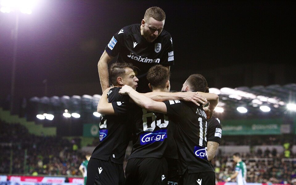 PAOK thrashes Panathinaikos as AEK gets to one point from the top